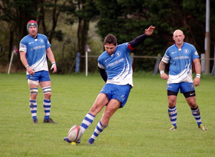 Mikey Jones kicked well for Haverfordwest